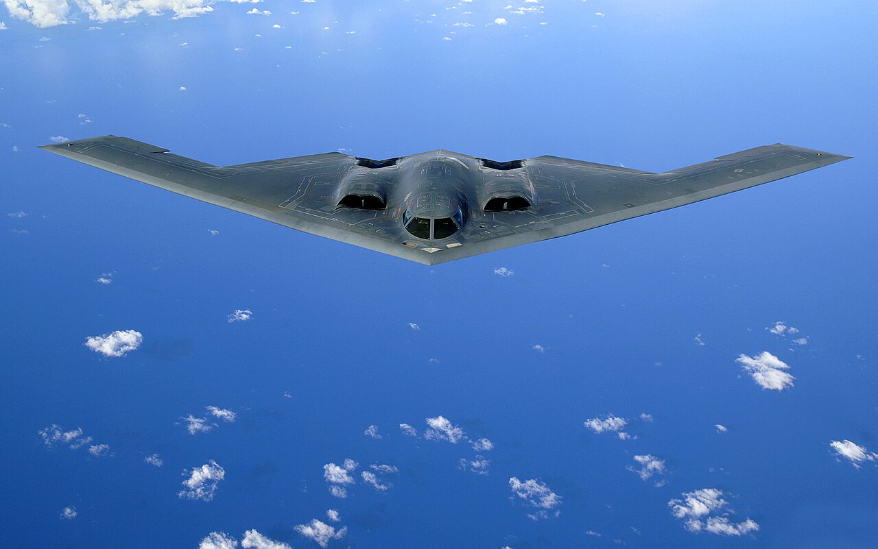 B-2 Spirit stealth bomber in flight